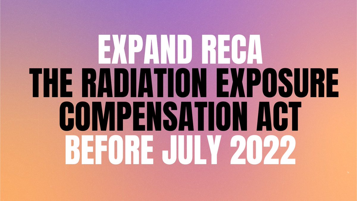 nirsnet's tweet photo. Nuclear testing + uranium mining has harmed the environment and communities across the country. Many of those most affected still don’t qualify for financial compensation, and we have less than 3 months to extend and #ExpandRECA, the Radiation Exposure Compensation Act. https://t.co/9U2ZpWt2f0
