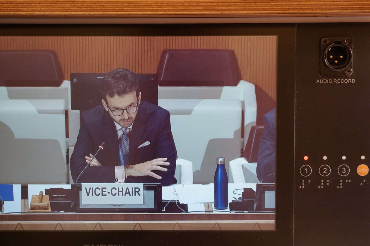 BWCISU's tweet photo. The #1972BWC #BWCPrepCom has just concluded with the adoption of the final report!
Our appreciation goes to both Vice Chairs for their leadership and capable facilitation over the past 6 days of meeting. https://t.co/2gv94y1fzl