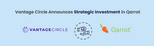 Very excited to announce <a href="/VantageCircle/">Vantage Circle</a>'s strategic investment in Qarrot ⚡️ This will help accelerate growth and align us with a leading player that shares our vision for the global #EmployeeRecognition market. 
bit.ly/3jpmhq7

#startup #investment #funding #mission
