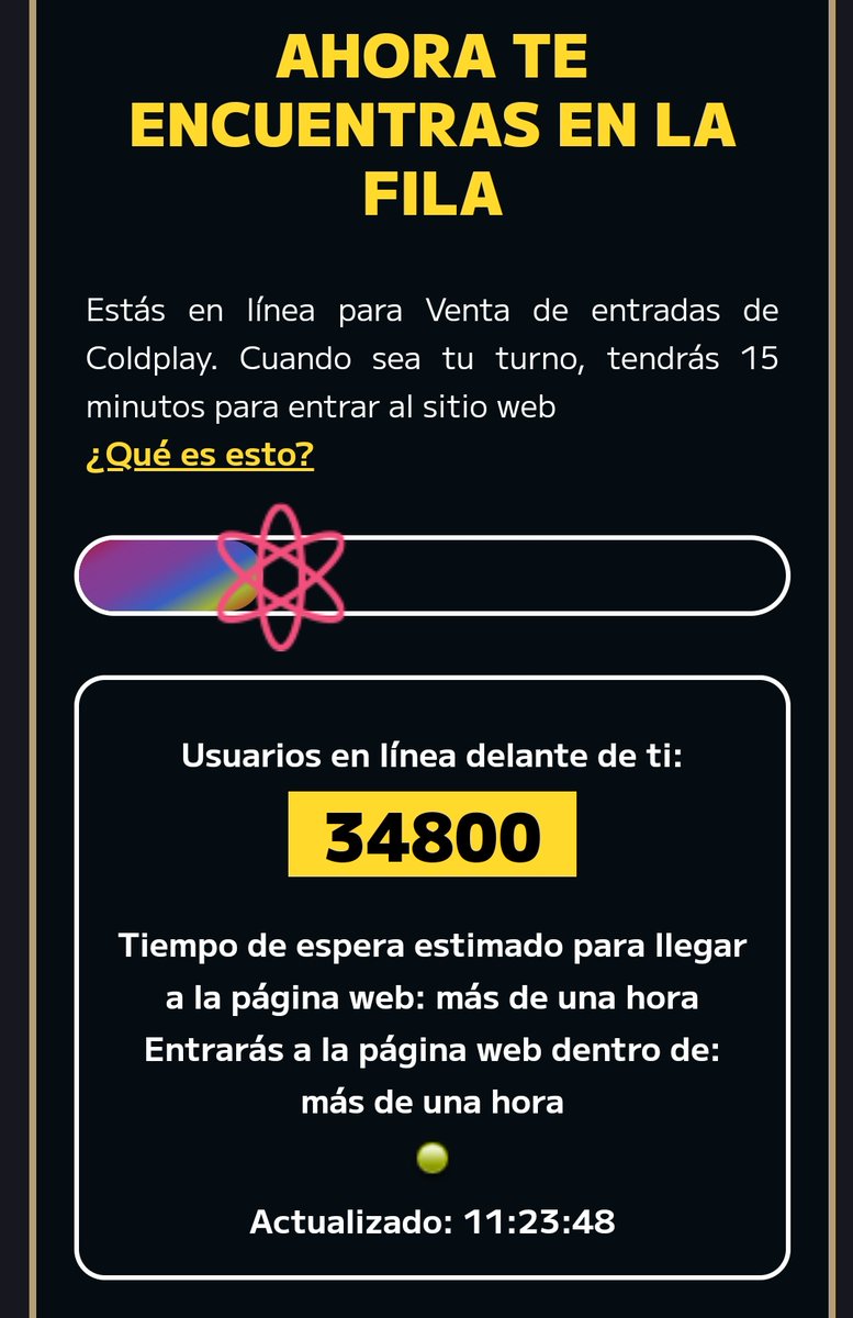 Whatever_LetItB's tweet photo. Conseguí entradas 😭😭#teleticket
Seguiré en cola para ver si llego aquí y alguien quiere que le compre https://t.co/6Tp8syYZZf