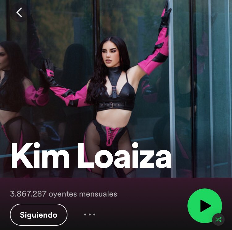 Kim Loaiza a actualizado su foto de perfil de Spotify👑💖