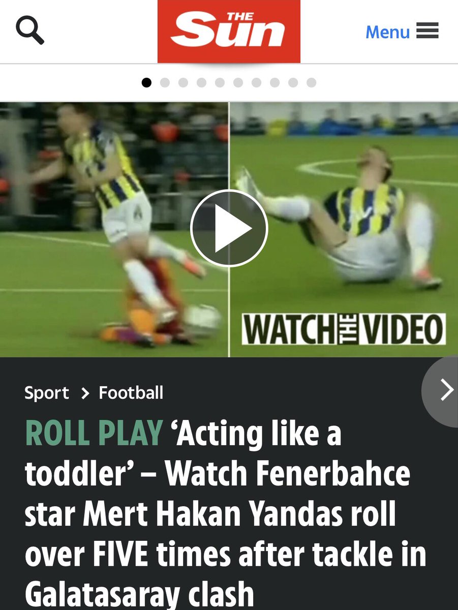 THE SUN Mert Hakan Yandaş’ı manşete taşıdı!

“Yetişkin futbolcu küçük bir çocuk gibi rol yaptı”
“Aile fertleri canlı yayında kendisini izlerken, yürümeye yeni başlayan bir çocuk gibi davrandığını gördüğünde nasıl hisseder?”

Tüm Dünya, gördü rezili! 👏🏻