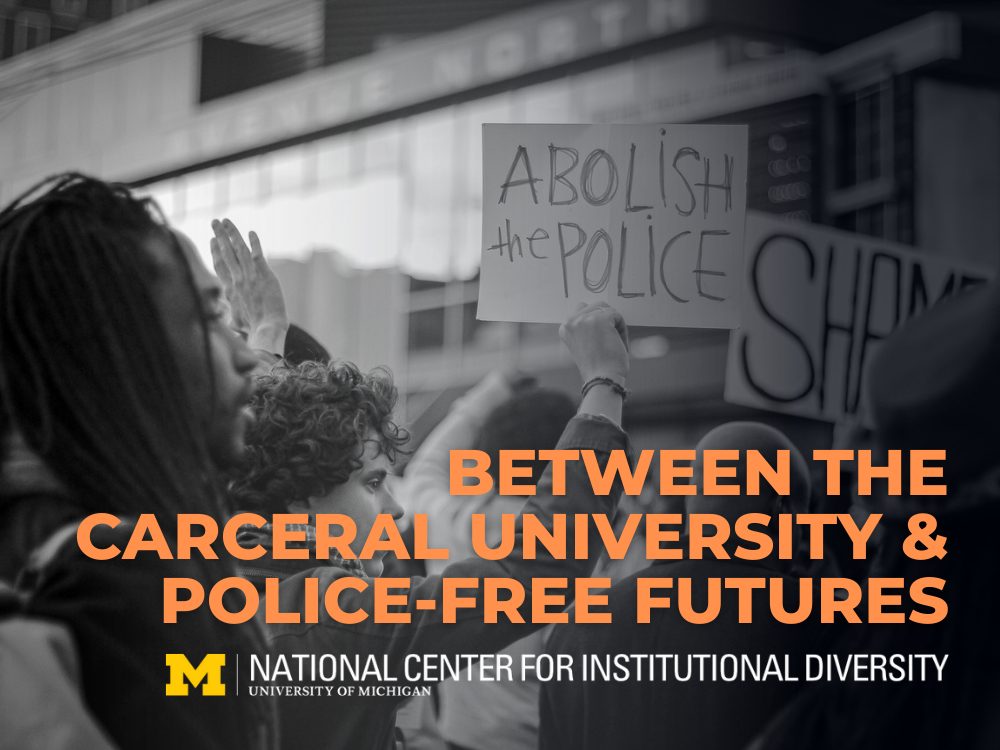 U-M Marsal Family School of Education (@umicheducation) on Twitter photo Join SOE professor & director of the Campus Abolition Research Lab, Dr. Charles H.F. Davis III (<a href="/hfdavis/">Never Forgive Them for What They’ve Done 🍉</a>), for Between the Carceral University and Police-Free Futures online on Wednesday, April 13, at 2 p.m.
For more information, visit: myumi.ch/AwNjn Join SOE professor & director of the Campus Abolition Research Lab, Dr. Charles H.F. Davis III (<a href="/hfdavis/">Never Forgive Them for What They’ve Done 🍉</a>), for Between the Carceral University and Police-Free Futures online on Wednesday, April 13, at 2 p.m.
For more information, visit: myumi.ch/AwNjn