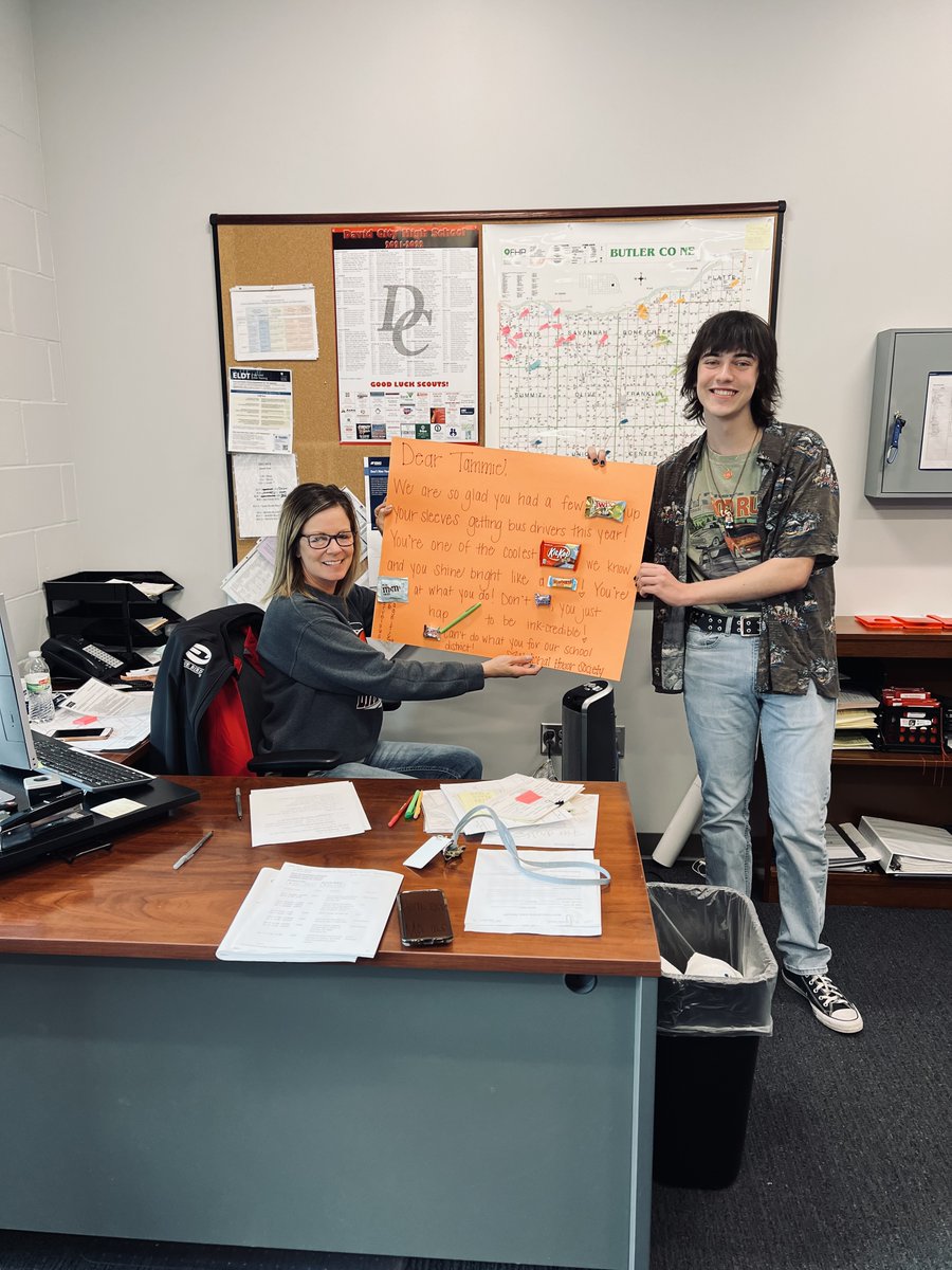 DC_Scouts's tweet photo. A huge thank you to our transportation director and our bus drivers for going the extra mile to ensure our students get to and from school and activities in all types of weather conditions throughout the year! #appreciateyou #ScoutPower https://t.co/zsf4liExMK