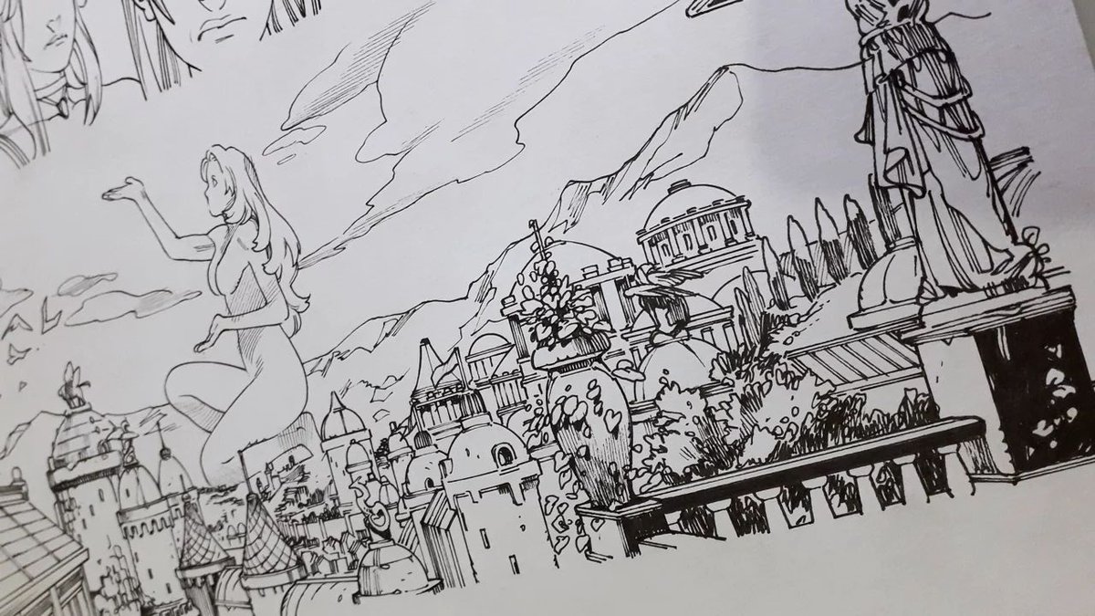 pietro_ant's tweet photo. 20 Deuses vol. 3 - Valkaria
#20deuses #tormenta20 #inking #comicpage #fantasy #RPG https://t.co/u9BIuZSDZ2