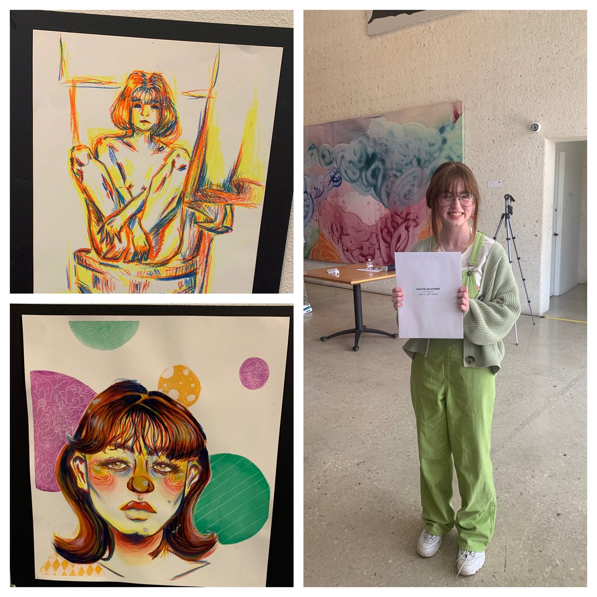 CHS Fine Arts (@chs_fineart) on Twitter photo Congratulations to Kaitlyn DeLaTorre! Placed 3rd in Art I-II dry media “Self Reflection”! 1st place Art III-IV wet media “uneven eyes that I’ve grown to love” Kaitlyn also received the TAMUCC art scholarship! #tigerart #visonarios <a href="/mycarrolltigers/">Mary Carroll High School</a> Congratulations to Kaitlyn DeLaTorre! Placed 3rd in Art I-II dry media “Self Reflection”! 1st place Art III-IV wet media “uneven eyes that I’ve grown to love” Kaitlyn also received the TAMUCC art scholarship! #tigerart #visonarios <a href="/mycarrolltigers/">Mary Carroll High School</a>