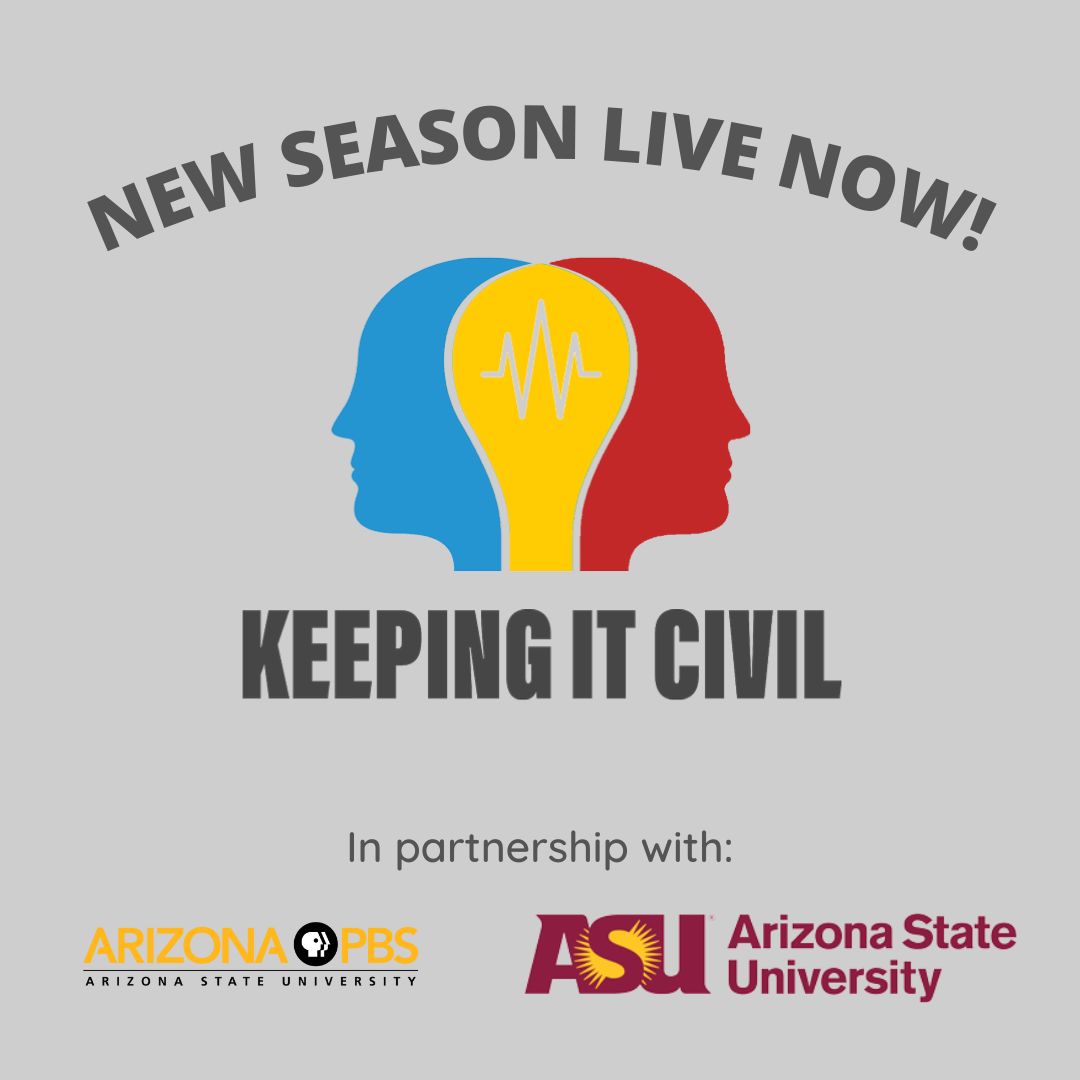 OpenPodcasts's tweet photo. Open Conversation is excited to announce the new season of Keeping It Civil has arrived!
Hosts Henry Thomson and Josh Sellers interview public figures  with diverging views on pressing issues in America today. 
Listen to the full episodes online: https://t.co/KRwmpF3xQc https://t.co/L57y8DfTLh