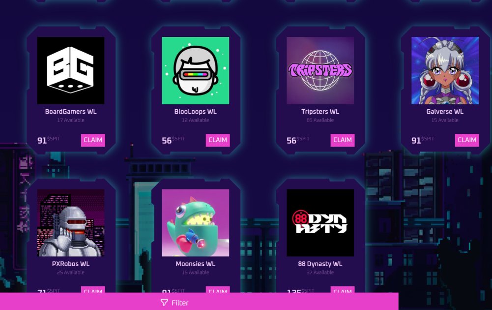 💦 $SPIT Marketplace drops TODAY.
Who is ready?

Here are some of the rewards.
We will restock MORE quantity as well later today (50% more) so we can meet different timezones.

ALSO - HUGE Rewards coming later this week...
So be wise with your spending :)!

It's like a GAME.