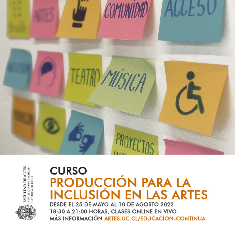 [NUEVO CURSO] ¿Cómo elaborar proyectos artísticos inclusivos? 🤔 Si eres un trabajador de las artes o trabajas con personas en situación de discapacidad, con diversidad funcional o cognitiva, este curso es para ti. 

Más detalles📲 bit.ly/3riUZWG