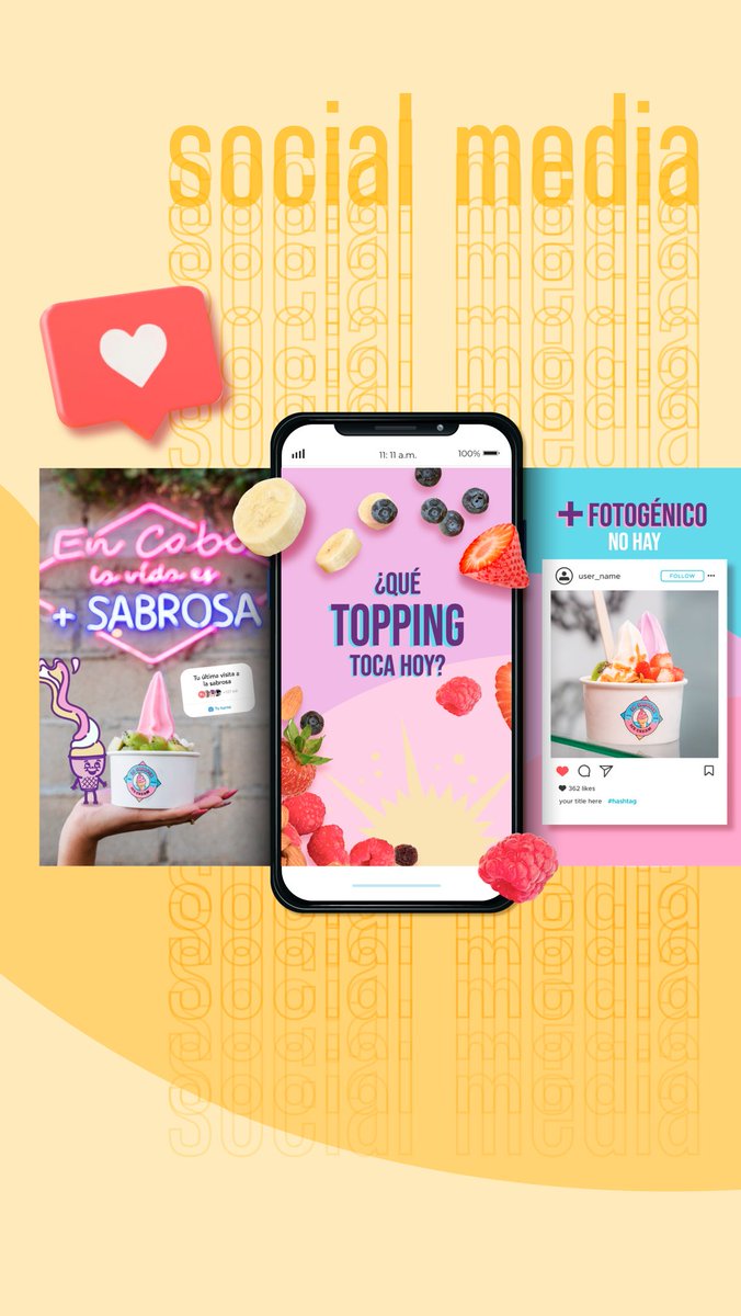 📲 ¡Checa estos diseños interactivos! 
Estas ideas no son para cualquiera, son sólo para gente cool😎🤟🏻 

Cotiza redes sociales con nosotros y crea una marca original e interesante como La Sabrosa 🍦🌈🤤