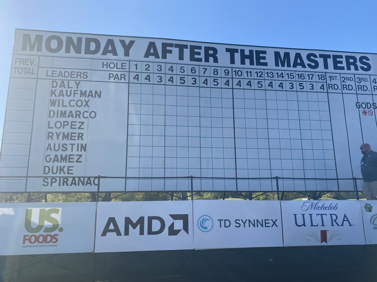 CorinneDMcGrath's tweet image. This is the best Monday I’ve ever had #MondayaftertheMasters