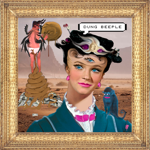 CryptoStella #41: Dung Beeple opensea.io/assets/0x495f9… #nft #cryptoart