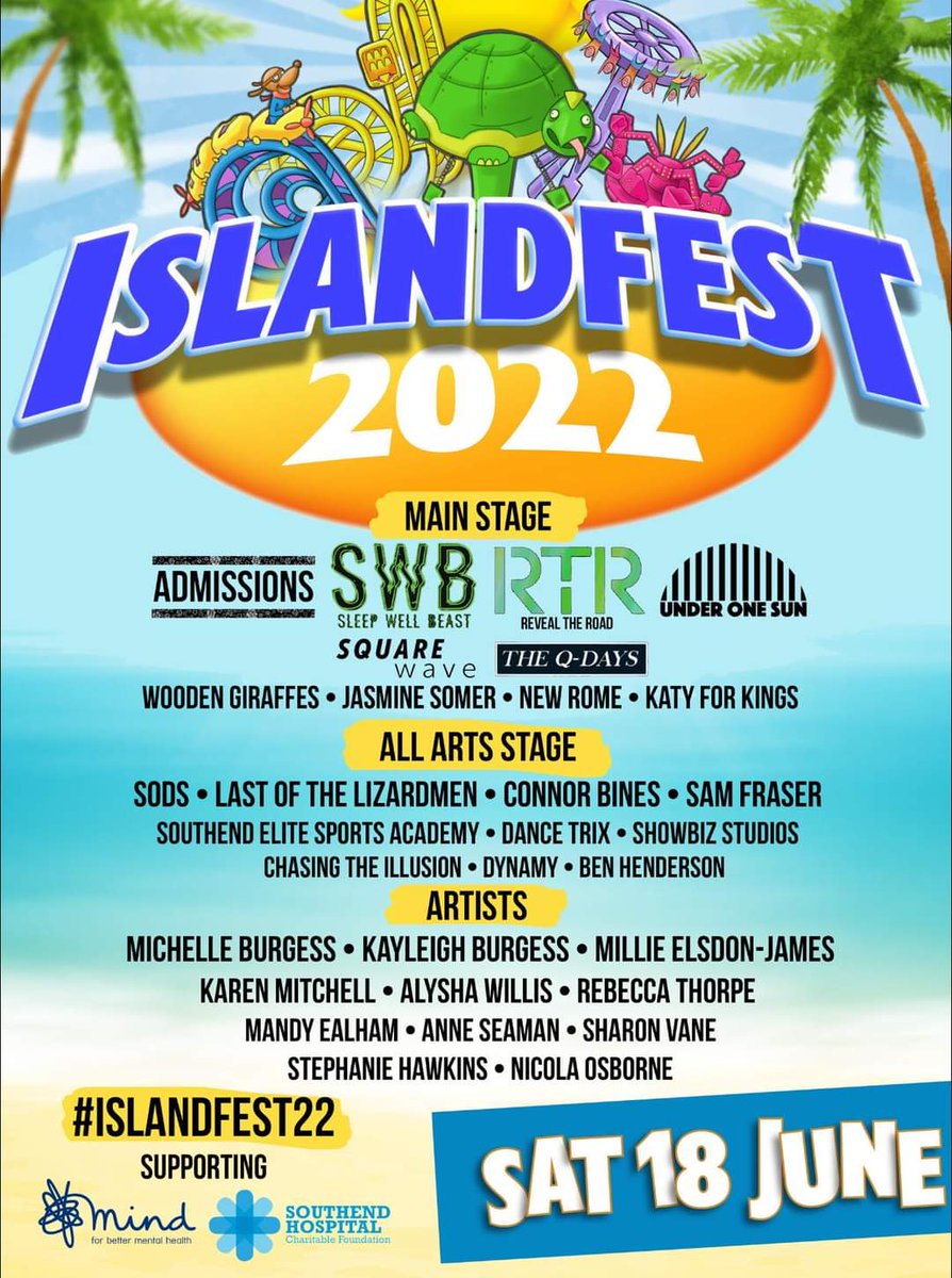 We're VERY excited to be playing on the main stage at Island Fest this year on the 18th of June!! Adventure Island is FREE ENTRY so get the date in the diary and come enjoy a day of live music and rides with us!! Hope to see you there!! 🎶🥳🎢🎡 <a href="/Adv_Island/">Adventure Island UK</a>