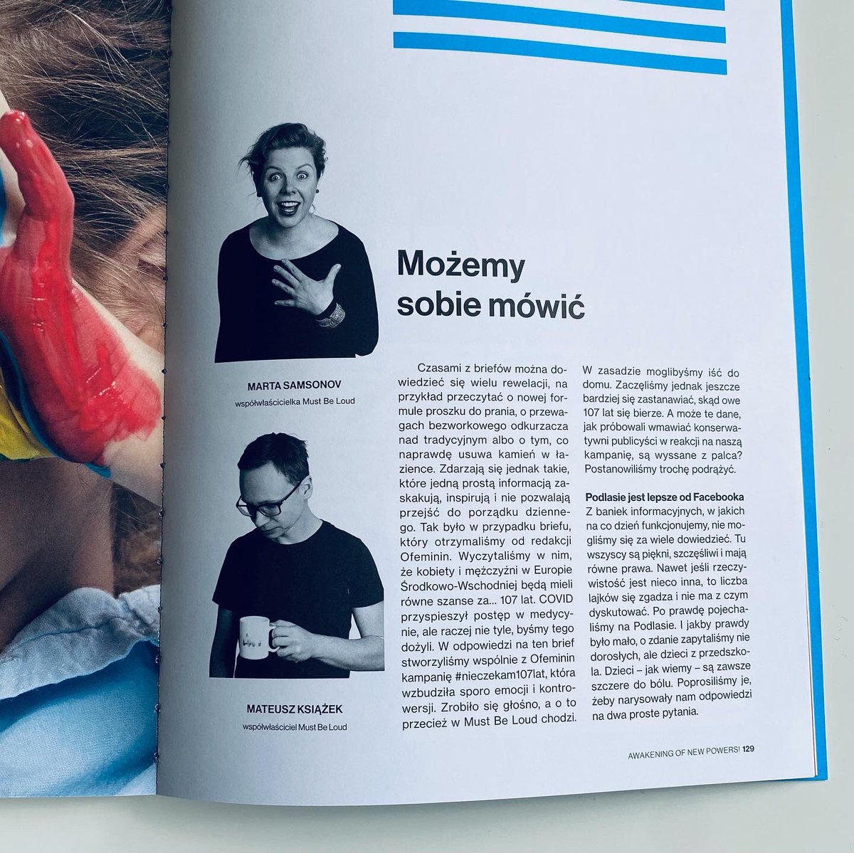 Must_Be_Loud's tweet photo. Nasz artykuł w raporcie @RingierAxelSpri ⚡️women power⚡️@ofemininpl #womenpower #mustbeloud https://t.co/7esbiWyRWh