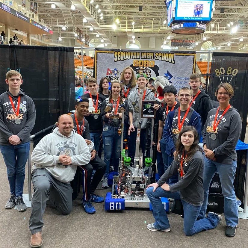 sequoyahfrc's tweet image. Peachtree State FIRST Robotics Competition Finalists
@GeorgiaFIRST #PCHGameday #rapidreact
@CherokeeSchools
