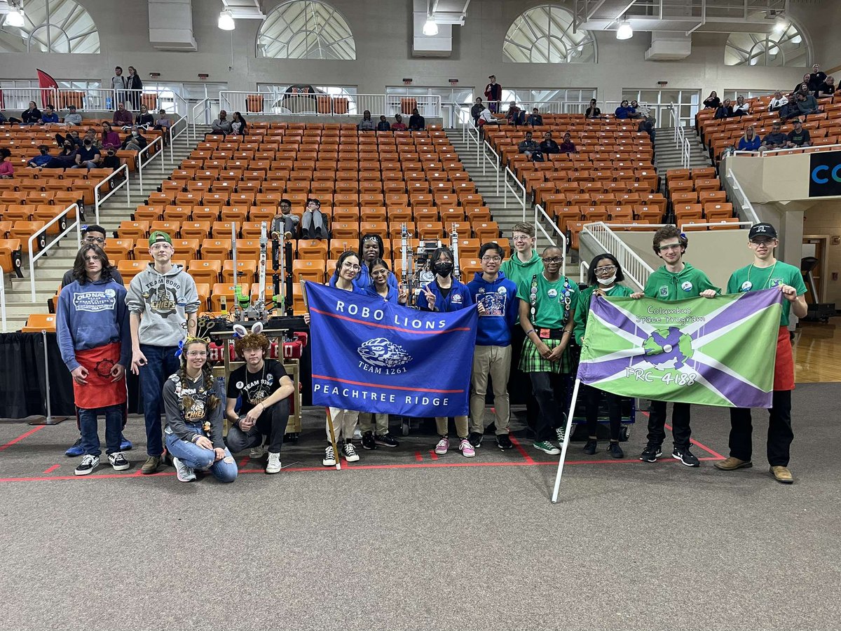 sequoyahfrc's tweet image. Peachtree State FIRST Robotics Competition Finalists
@GeorgiaFIRST #PCHGameday #rapidreact
@CherokeeSchools