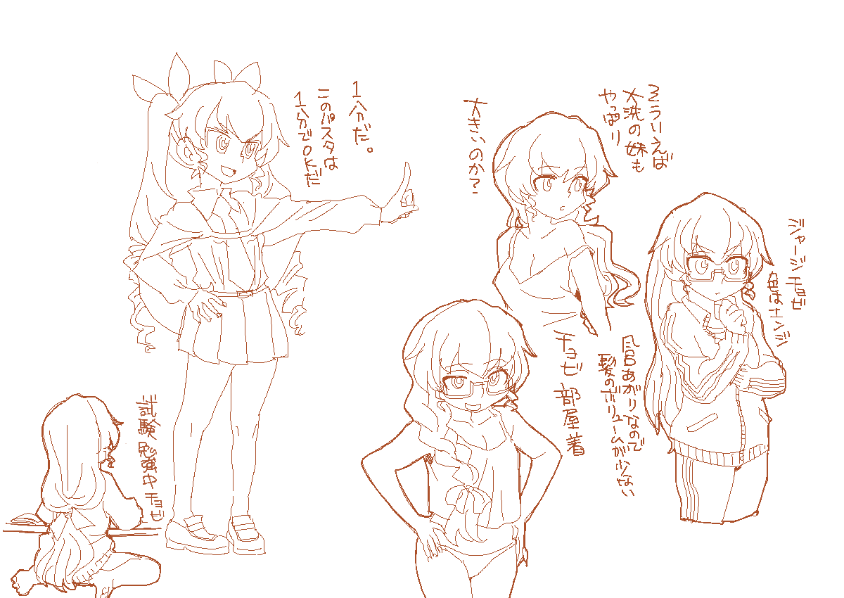 #みなさん去年の今頃はどんな絵描いてましたか
ガルパン絵描いてた。
なんかもっと時間経ってる様に感じる。 