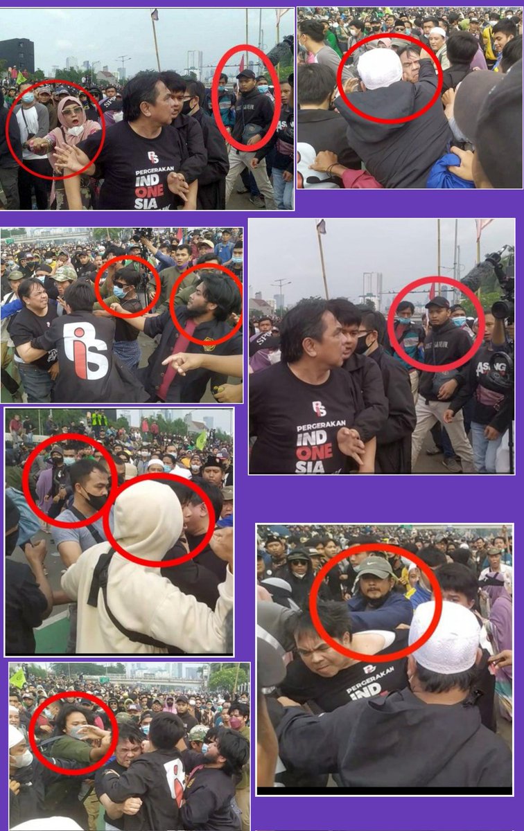 Ade Armando dihakimi massa saat demo 11 April di depan Gedung DPR/MPR. Dari video yang beredar tampak sejumlah orang terekam memukuli Ade Armando, Emak² ini lah Sang Provokator Harus Di Tangkap.

<a href="/DivHumas_Polri/">Divisi Humas Polri</a>

news.detik.com/foto-news/d-60…