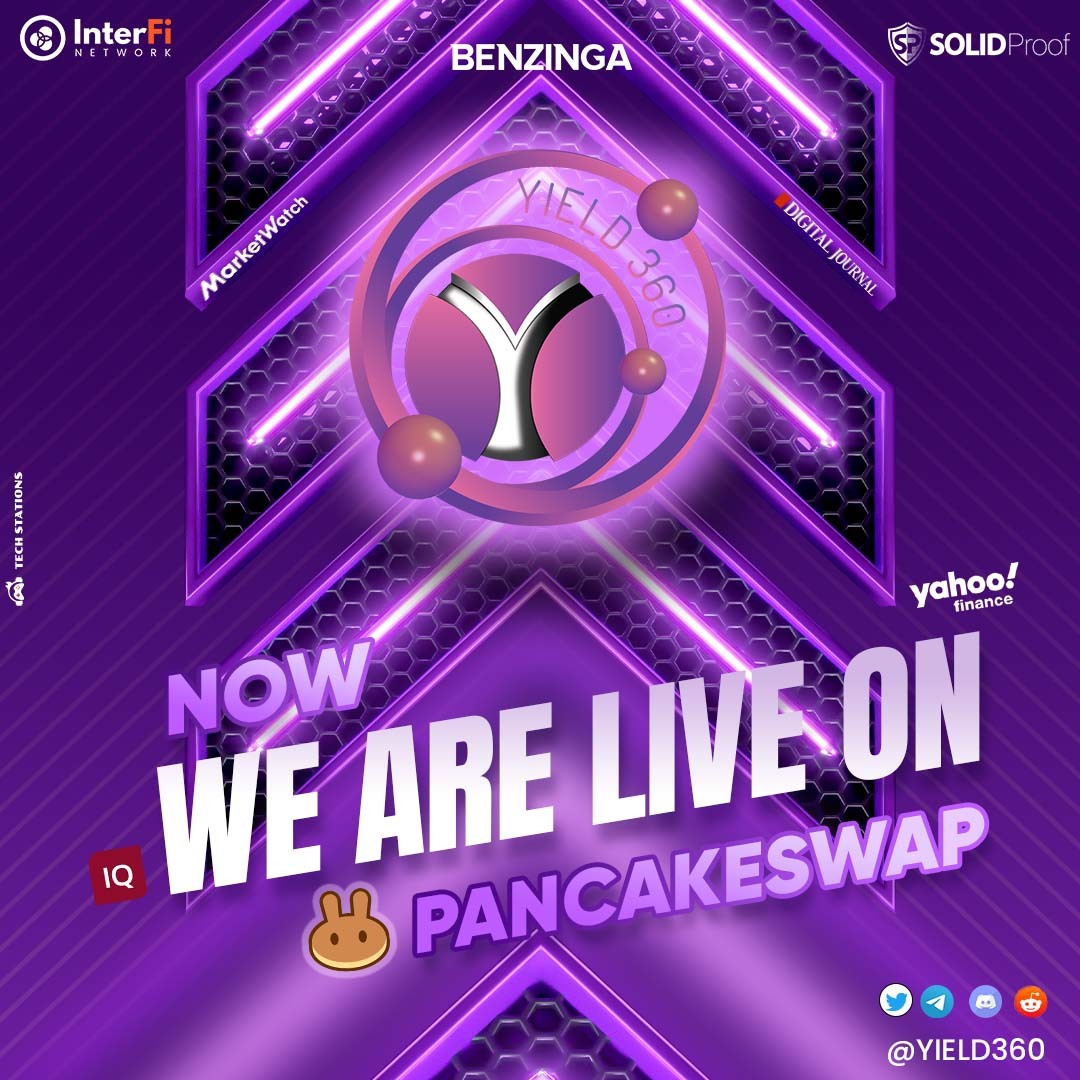 ⏰Time is over, Claim your #Yield360 tokens @ Pinksale and start trading on PCS🚀

Trade: pancakeswap.finance/swap?outputCur…

Yield360 Price: poocoin.app/tokens/0xDCe92…

Calculate:  app.yield360.io

🚨Note: Bonus tokens will be distributed as vesting!

#yield360 #Y360 #pancakeswap
