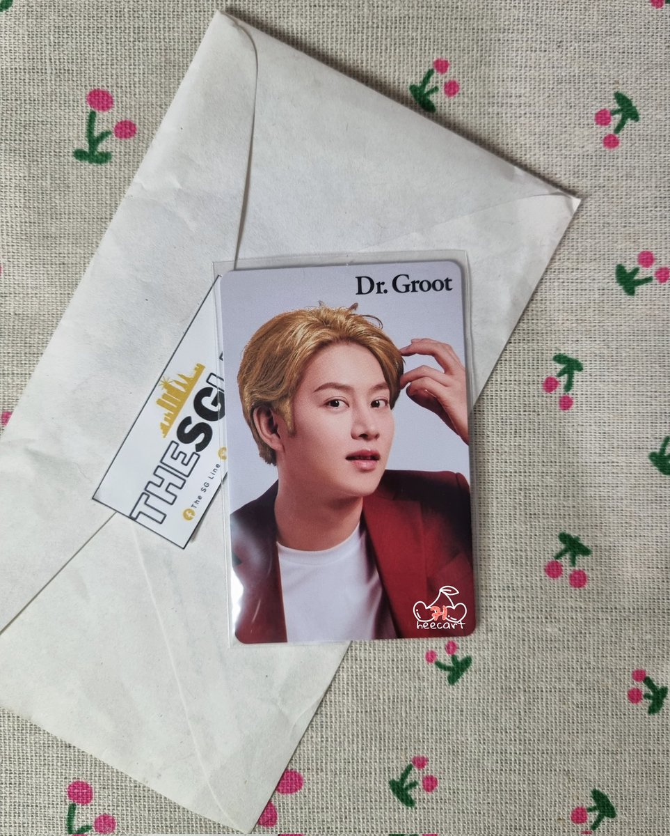 0710heecart's tweet photo. 「#0710mail | 💌 」

my dr groot pc came home todayyy! 🤩 thank you @TheSGLine for being so accommodating on my request and for a smooth transaction. 💙

#TSGLProof https://t.co/gRnExDXiXb