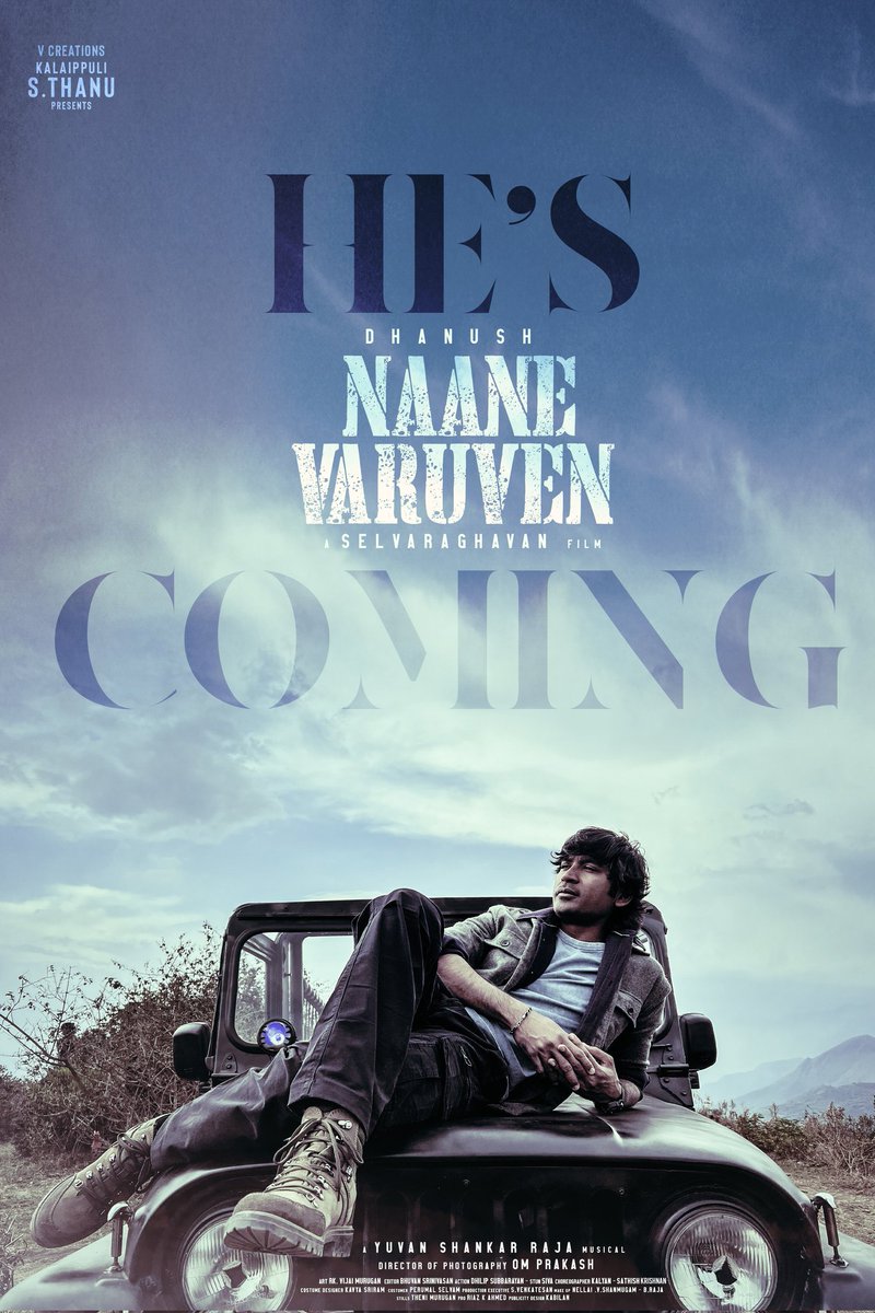 And it's a wrap 💥🔥
<a href="/dhanushkraja/">Dhanush</a> looks mass !
Can't wait for #NaaneVaruven !
Fav combo <a href="/selvaraghavan/">selvaraghavan</a> - <a href="/dhanushkraja/">Dhanush</a> - <a href="/thisisysr/">Raja yuvan</a> !
Best wishes <a href="/theVcreations/">Kalaippuli S Thanu</a> sir , sureshot Blockbuster on cards !