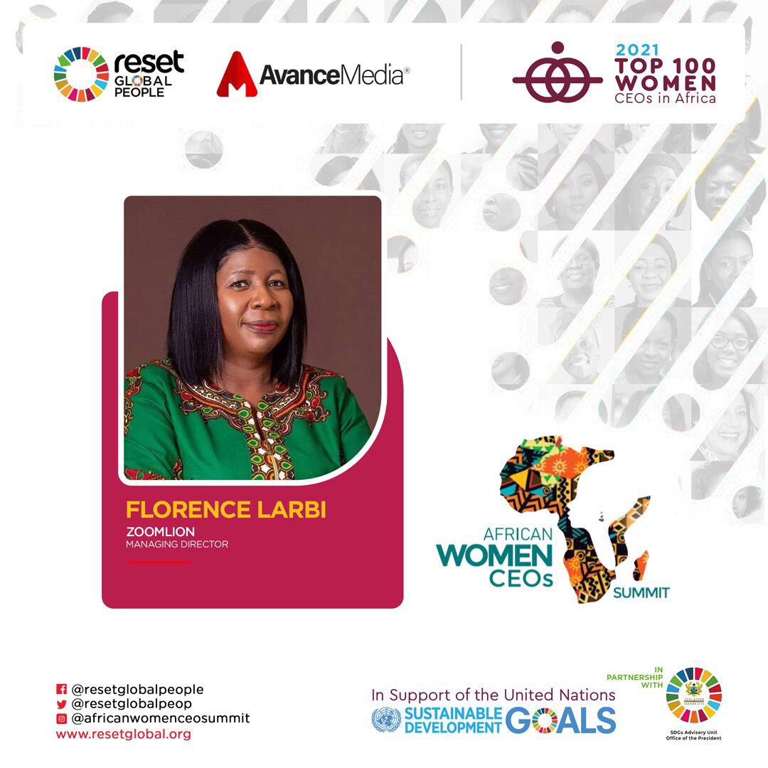 adarkus3737's tweet photo. 2021 Top 100 Women CEOs in Africa List Announced @thejospongroup @ZoomlionLtd Congrats Madam for being part of such wonderful group. Kudos 🙏👍👏 https://t.co/vY101FG1pD