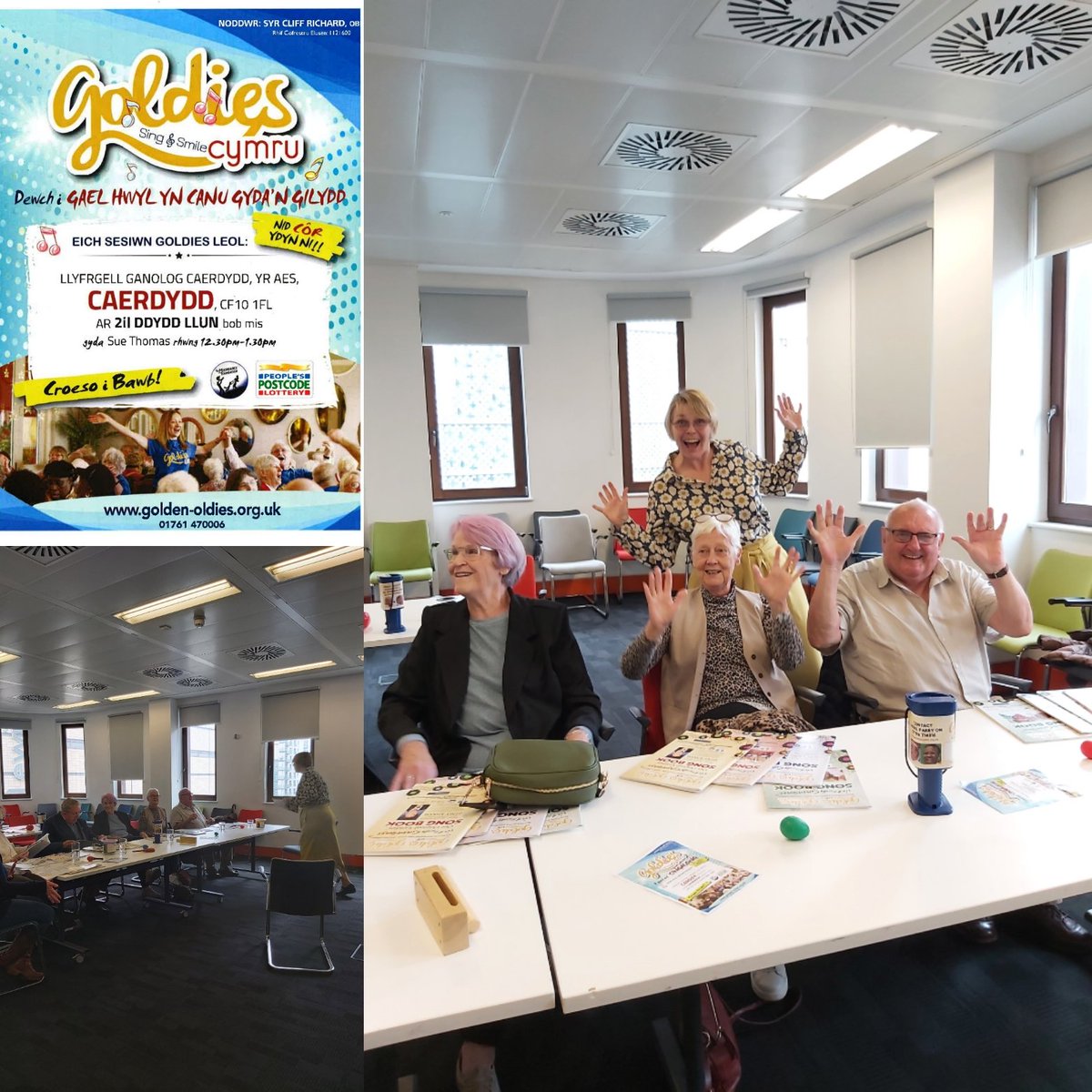 Todays <a href="/goldiescymru/">Goldies Cymru</a> session in action. Join Sue and the gang for a 'good old singalong!' 

Second Monday of each month @ 12:30pm 

Phone: 01761 470006
golden-oldies.org.uk 

#YourCentralLibraryHub #singalong #goldies #sing #free #freeevents #freesessions #Monday #HappyMonday