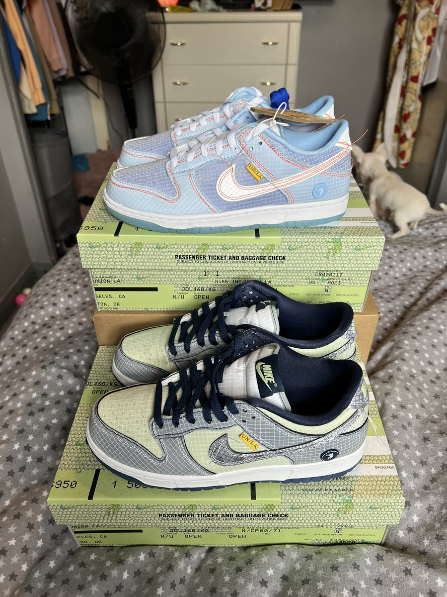 JS_1393's tweet photo. 2 out of 3 ain’t bad 🤭👌 love retail wins 🙌🎉
#unionla #uniondunk #nikeunion #nikedunk #dunklow #dunks #snkrs #sneakerheads #sneakers #sneakerwars #SneakerScouts #yoursneakersaredope #SneakerTalk #unionlosangeles @unionlosangeles @Nike #kotd #kickcheck #kicksonfire https://t.co/UpXV1K72bs