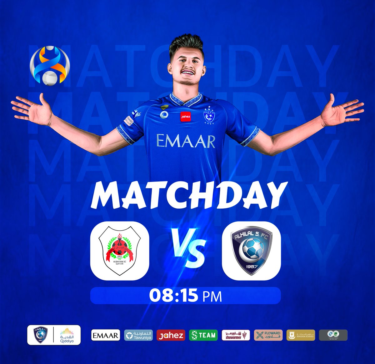 Alhilal_FC's tweet photo. ⏰ 20:15 موعدنا 🤩💙

#الهلال_الريان 
#الهلال https://t.co/5QwgEBygoj