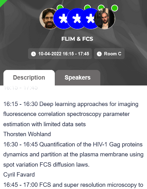 Interdisciplinary &amp; complementary team, 33% <a href="/FOMconferences/">FocusOnMicroscopy</a> with 2 talks (Anita &amp; Cyril), 33% <a href="/SFV_France/">Societe Francaise De Virologie</a> days with a nice poster of <a href="/AroneColine/">Coline Arone</a>, 33% in the lab (thanks to the latest!)