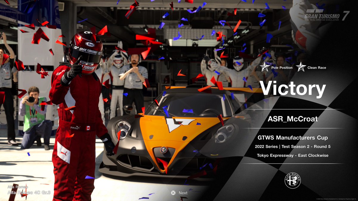 #PS5Share, #GranTurismo7 Eyyyyyy we did it team! First win.