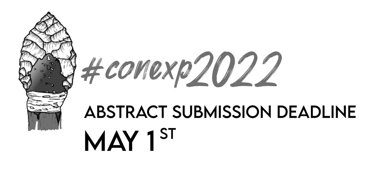 conexp2022's tweet photo. The deadline for submission of an abstract is May 1st. Join us at the next #CONEXP22 in October, we hope in person!

#ExperimentalArchaeology #EXPERIMENTA #EXARC https://t.co/suPHa9EhIq