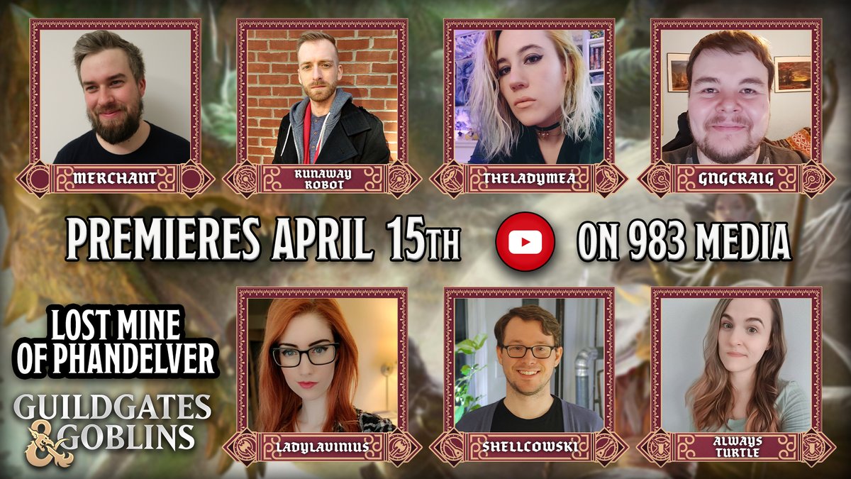 983media's tweet image. Some exciting news to start your Monday! Guildgates &amp;amp; Goblins is coming to 983!😱

Join the @Wizards_DnD group as they embark on a new campaign: Lost Mine of Phandelver⚒️

Premiere episode drops this Friday on 983 YouTube: youtube.com/983media