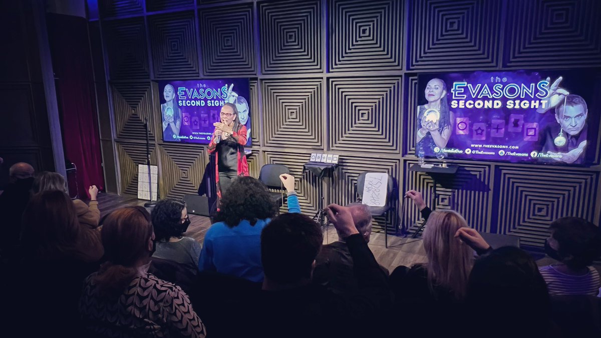 TheEvasons's tweet photo. A fabulous week of shows at Liberty Magic in Pittsburgh. Two more weeks to go, hope to see you there friends!
✨🪄✨
#pittsburgh #magic #liveshow #entertainment #mentalistduo #theevasons #mindreadingduo #psychicduo #ESPduo #telepathyduo #mentalist #magician #secondsight https://t.co/lehEaSRNyM