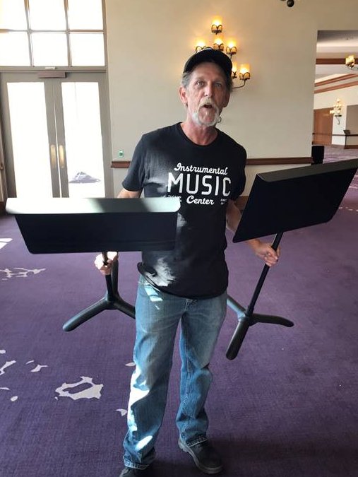 ManhassetStands's tweet image. NASMD was a great event this year!  Thanks so much to Wally and everyone at Instrumental Music in Tucson, AZ for your support of Manhasset Stands and for loaning stands for the band, conducted by Maestro Fred Schiff.  They sounded great, too!