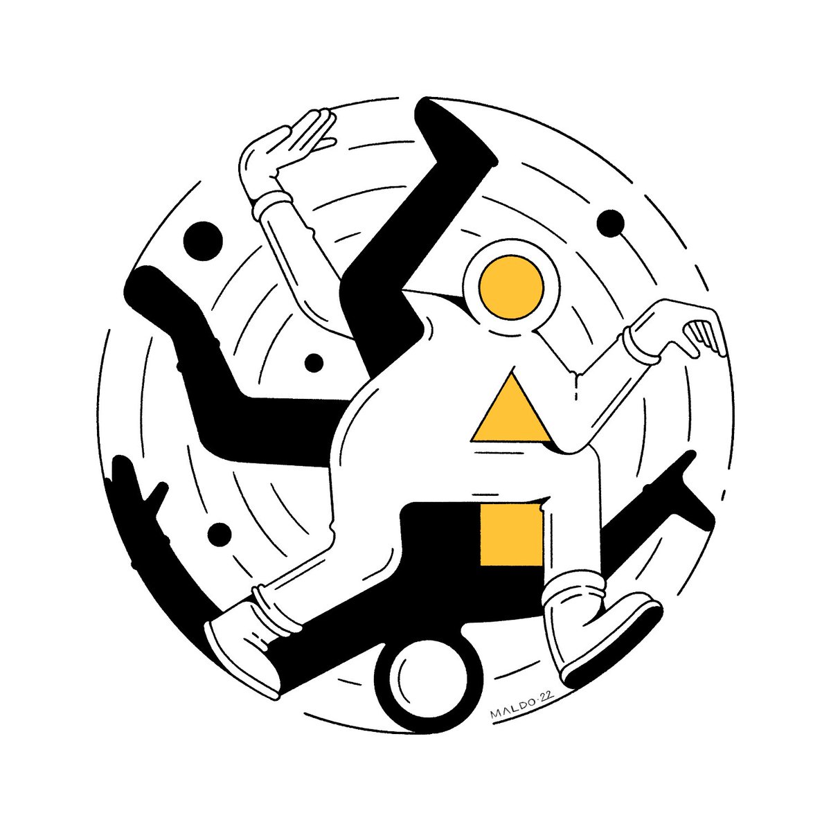 maldonaut's tweet photo. "NEGATIVE SPACE" — #illustration #conceptual #space https://t.co/dVcWMAYh8B