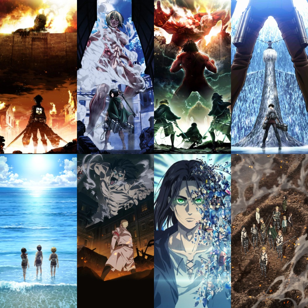 Attack on Titan Wiki on X: Attack on Titan Anime (Season 1 - The Final  Season)  / X