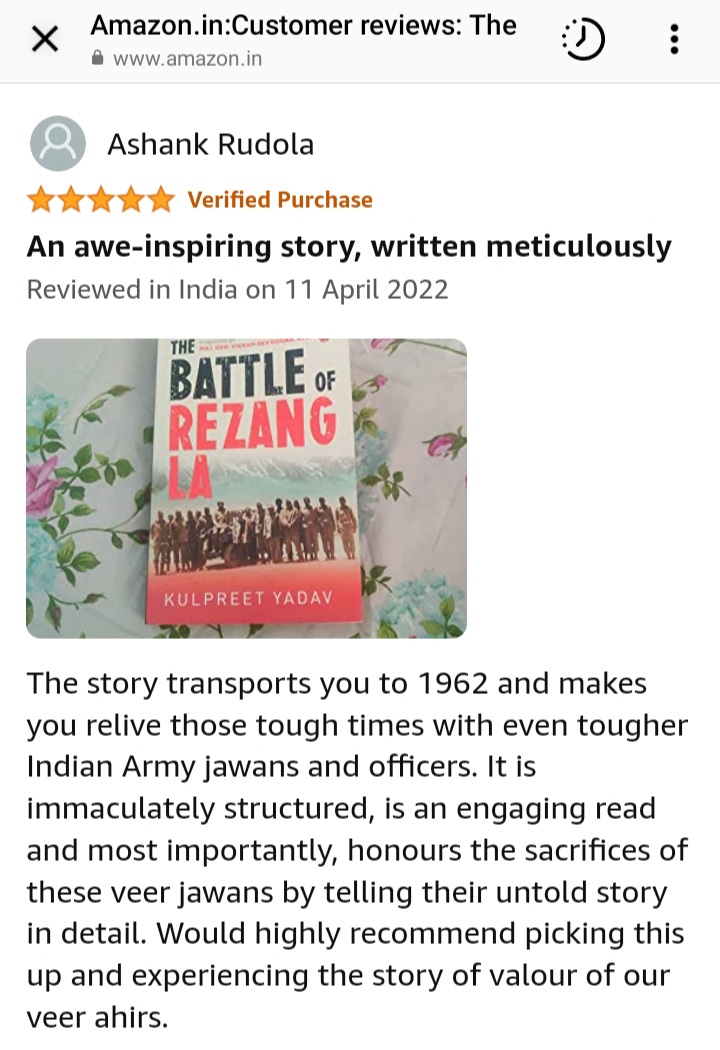 Kulpreetyadav's tweet photo. 120 Indians versus 5000 Chinese!
Link:- https://t.co/HaJitPNibH
#latestreview #TrueStory #INDIANARMY https://t.co/TBaUos31MA
