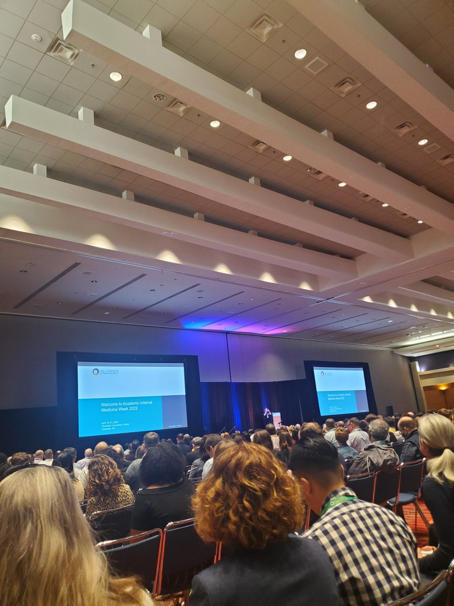 So I never got a chance to go to any in-person conferences during residency - COVID and all. So grateful that I get to join this year! Time to learn! #AIMW22