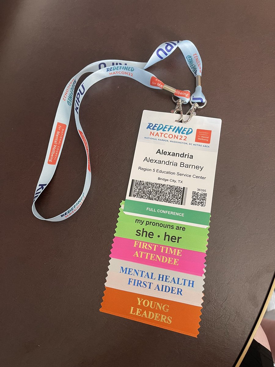 Made it to #NatCon22 Day One kicks off with a general session in 15 minutes! Can’t wait to learn more about how to assist my students who are struggling. Hanging with Dr. Mannino and folks from Region 5. let’s goooo 🧠 ❤️✨