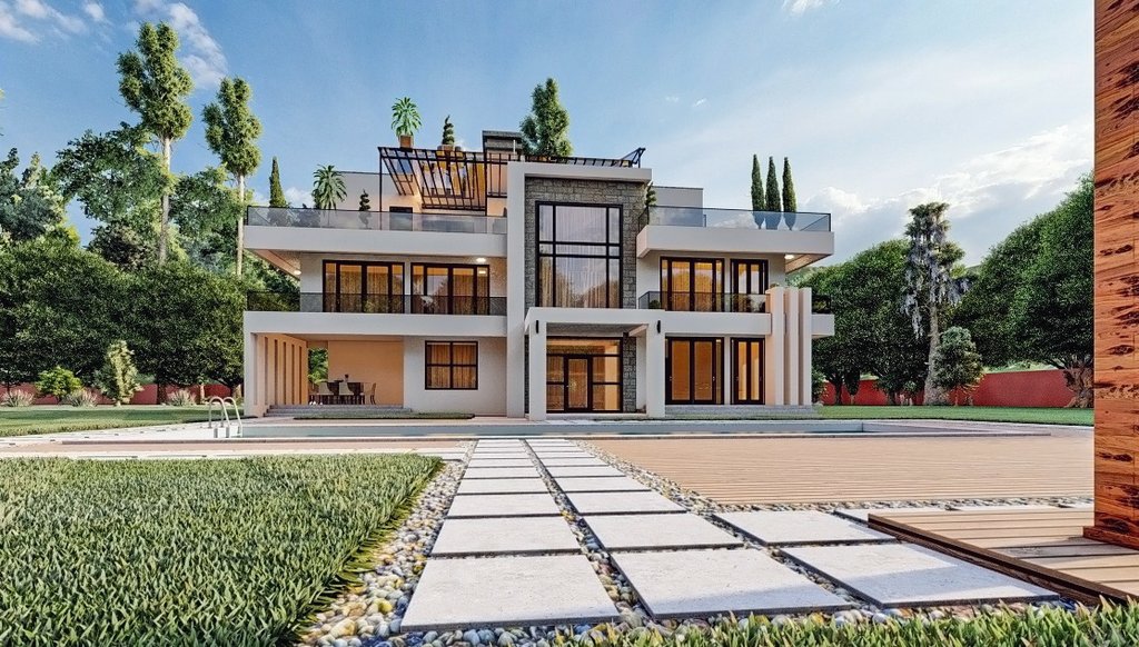 ArchitectMwangi's tweet photo. Behold, our Nanyuki villa https://t.co/0sMjSxkHz6