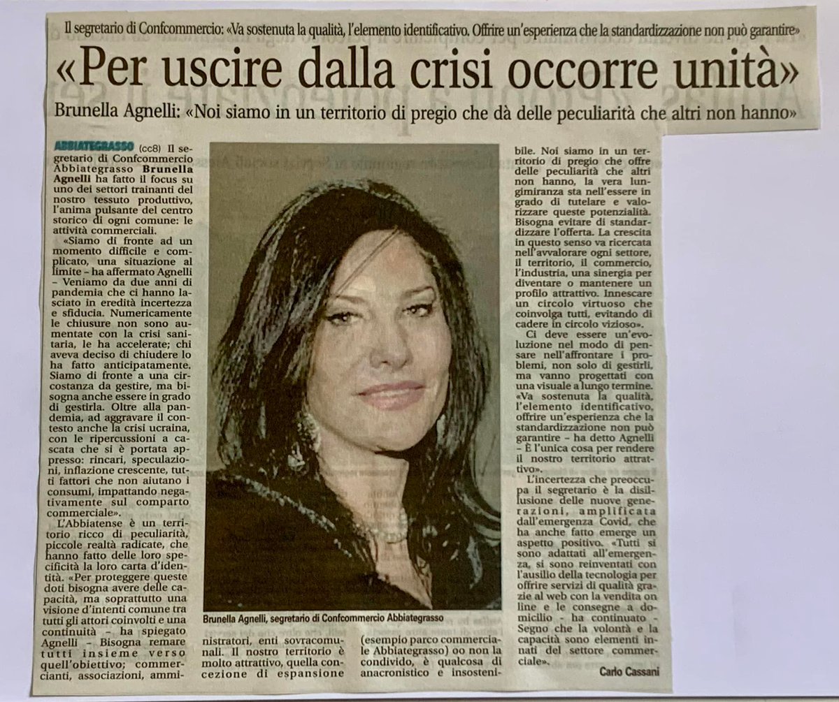 Confcommercio Abbiategrasso (@confcommercioab) on Twitter photo Visione, territorio, peculiarità, sinergie: <a href="/BruAgnelli/">Brunella Agnelli</a>, Segretario di <a href="/ConfCommercioAb/">Confcommercio Abbiategrasso</a>, ne parla sulle pagine della testata <a href="/SettegiorniMag/">Settegiorni Magenta</a> #ConfcommericoCè #Territorio #Visione #Qualità Visione, territorio, peculiarità, sinergie: <a href="/BruAgnelli/">Brunella Agnelli</a>, Segretario di <a href="/ConfCommercioAb/">Confcommercio Abbiategrasso</a>, ne parla sulle pagine della testata <a href="/SettegiorniMag/">Settegiorni Magenta</a> #ConfcommericoCè #Territorio #Visione #Qualità