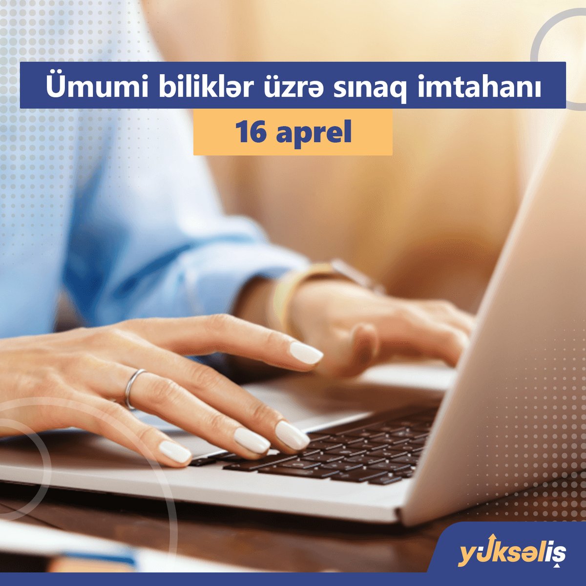 Aprelin 16-da "Yüksəliş" müsabiqəsinin onlayn mərhələsinin ümumi biliklər üzrə sınaq imtahanı keçiriləcək. ​İmtahanla bağlı qaydalarla şəxsi elektron kabinetinizə göndərilən təlimatda daha ətraflı tanış ola bilərsiniz. ​
#Yüksəliş2022 #YüksəlişMüsabiqəsi #YüksəlişSizinləDavamEdir