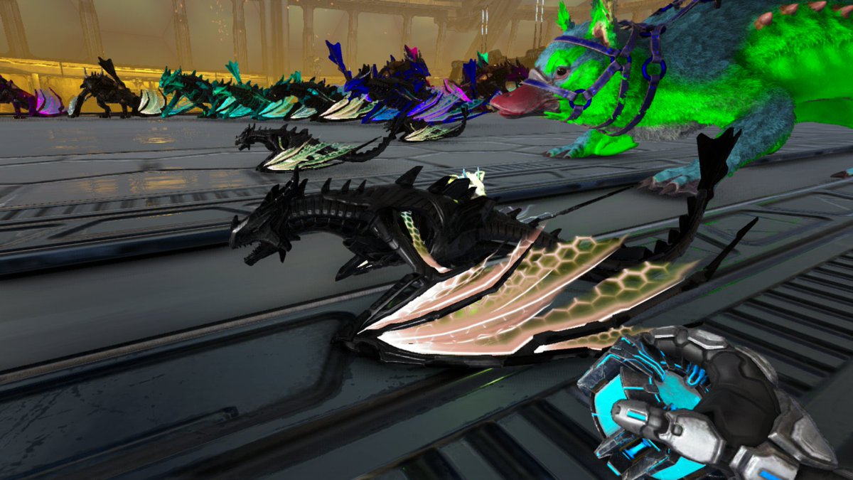 Rob99749534's tweet photo. Achieved my first full black void wyv, got triplet fems lol good day 😊 #ARKSurvivalEvolved #XboxShare https://t.co/7RLCLpB01d