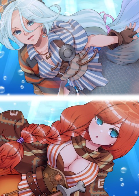 マーメノイドのtwitterイラスト検索結果