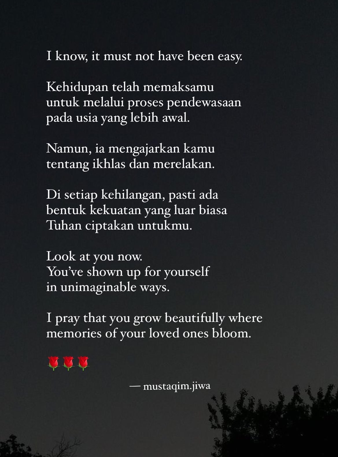 Jiwa If You Lose Your Parent When You Were Young I Hope These Words Comfort You T Co Ukgubgtnyz Twitter
