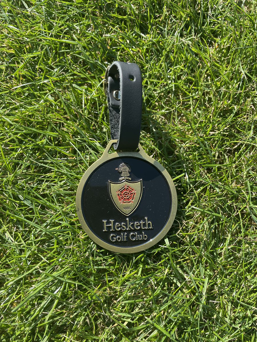 Thanks to our friends at <a href="/eaglegolfuk/">EAGLE</a> for producing our members only bag tag. Members delighted with the new tags! #HeskethGC