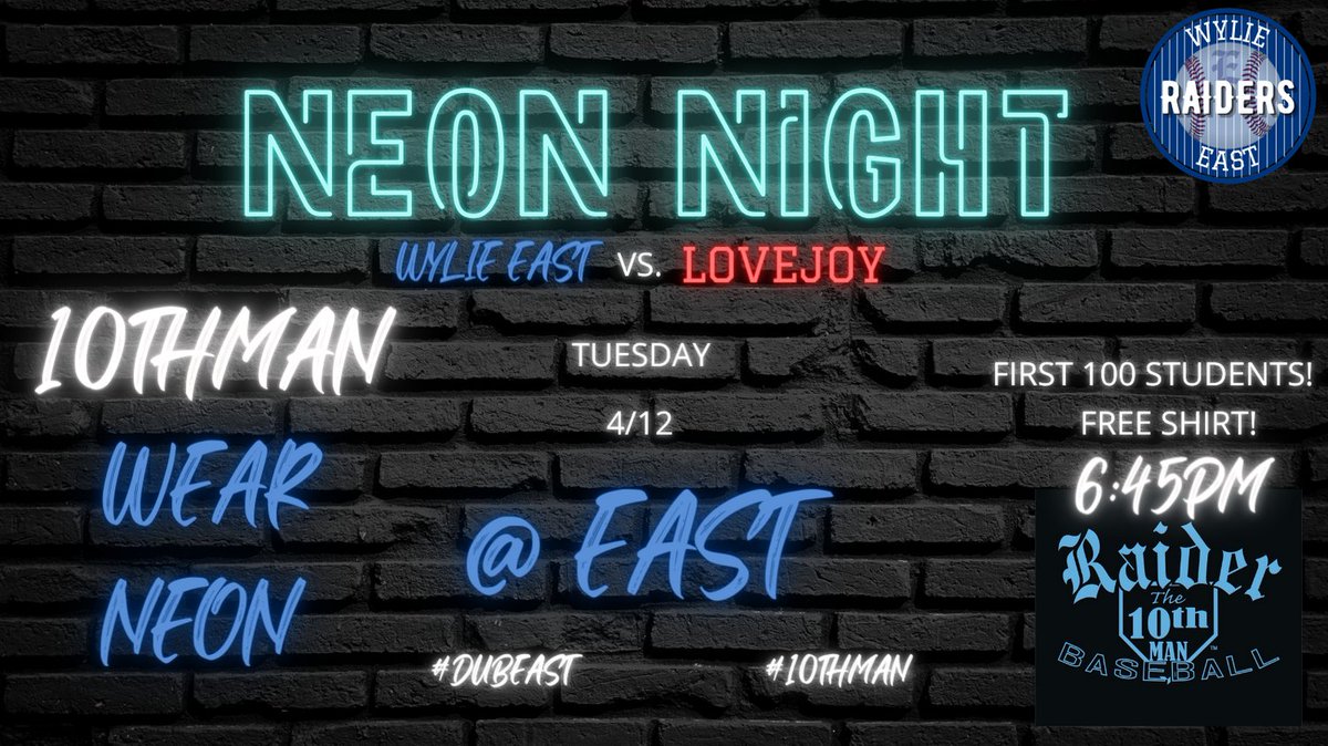 Wylie East Baseball tweet media