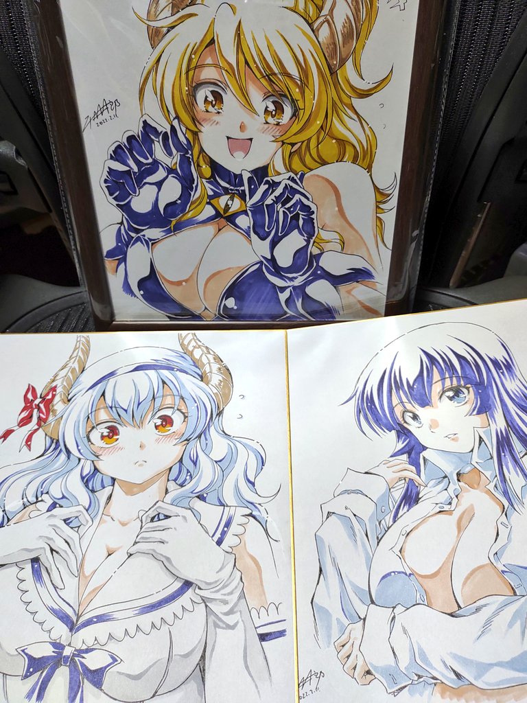 新春booth発売り色紙が出来ました!(今頃) 近々booth で販売予定です。色紙販売久しぶり。 