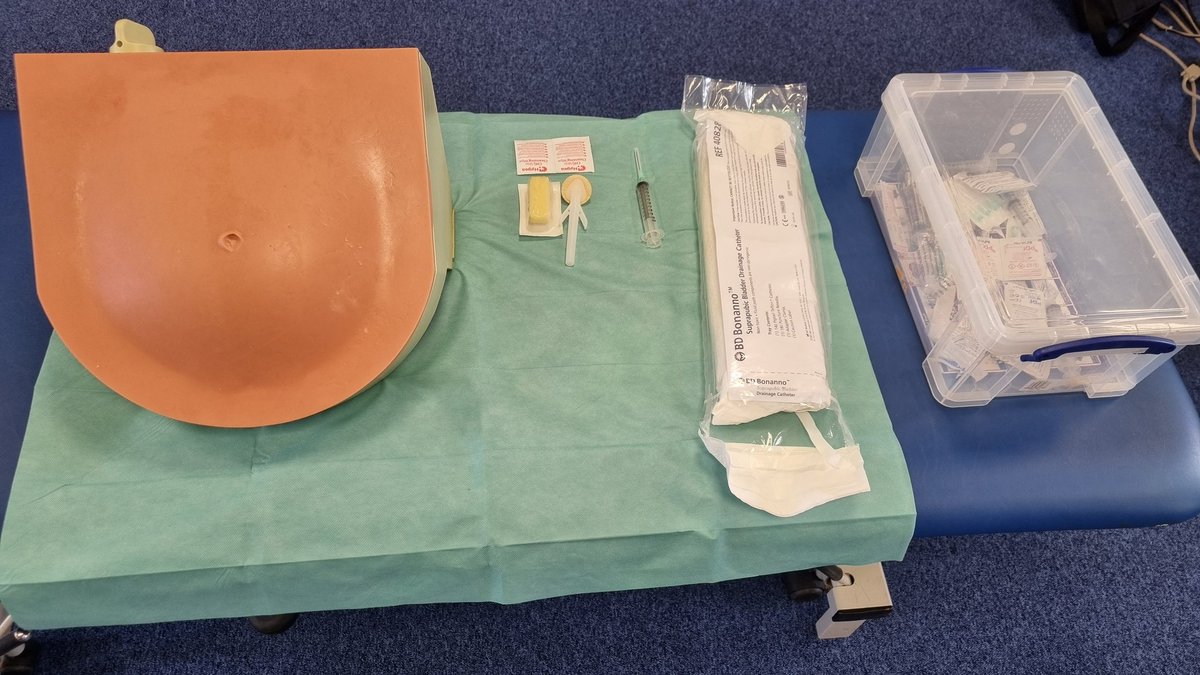 cazandal's tweet photo. All ready for this afternoons training. With brand new chest drain, chest skins. I just know I'm gonna cry when it's finished lol 😆 #SimTechsRock @ChftmedicalE @CHFTNHS @JeanetteClews @AdamRouilly @LimbsandThings1 https://t.co/4H1MRATggo